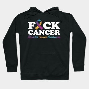 Fuck Cancer Bladder Cancer Awareness Hoodie
